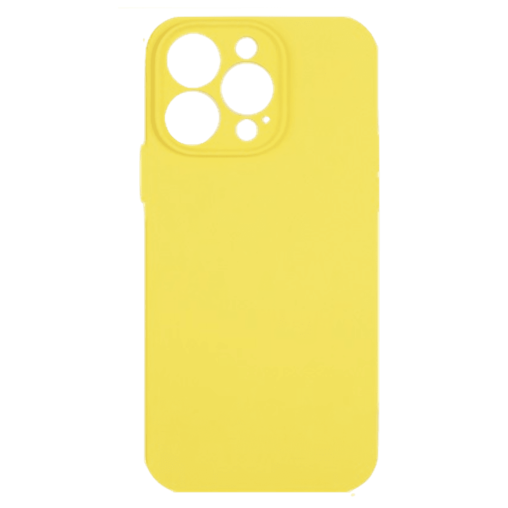 Чехол Silicone WS для iPhone 13 Pro Max желтый