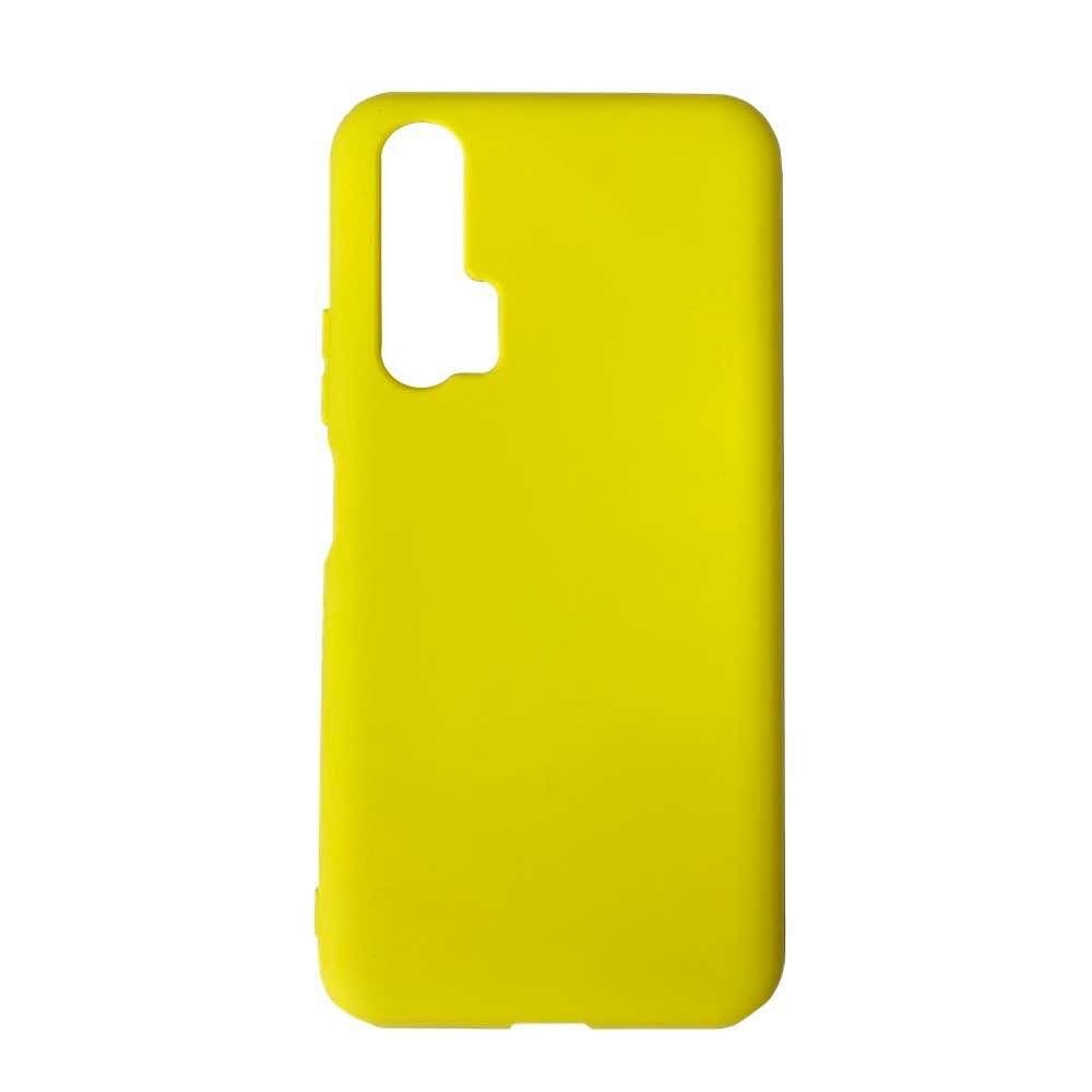 Чехол силиконовый Case для Honor 20 Pro желтый №41