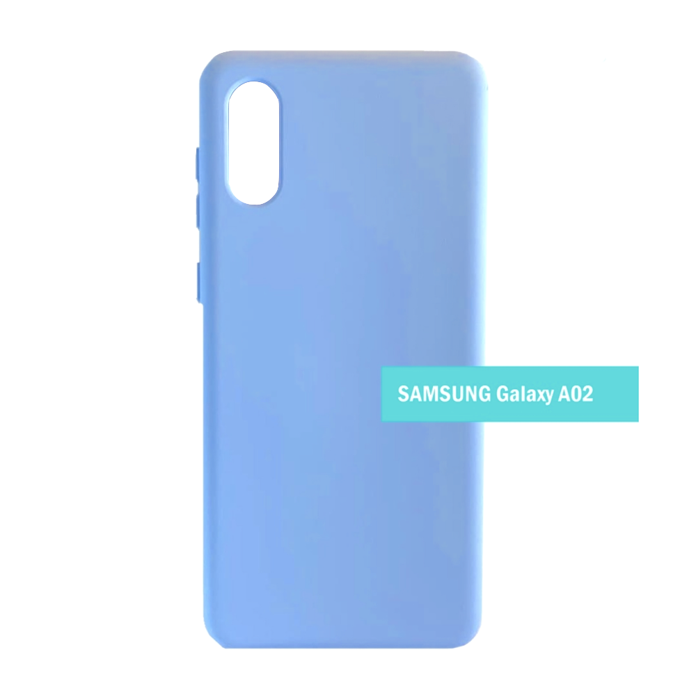 Чехол силиконовый Case для Samsung A02 лавандовый №11