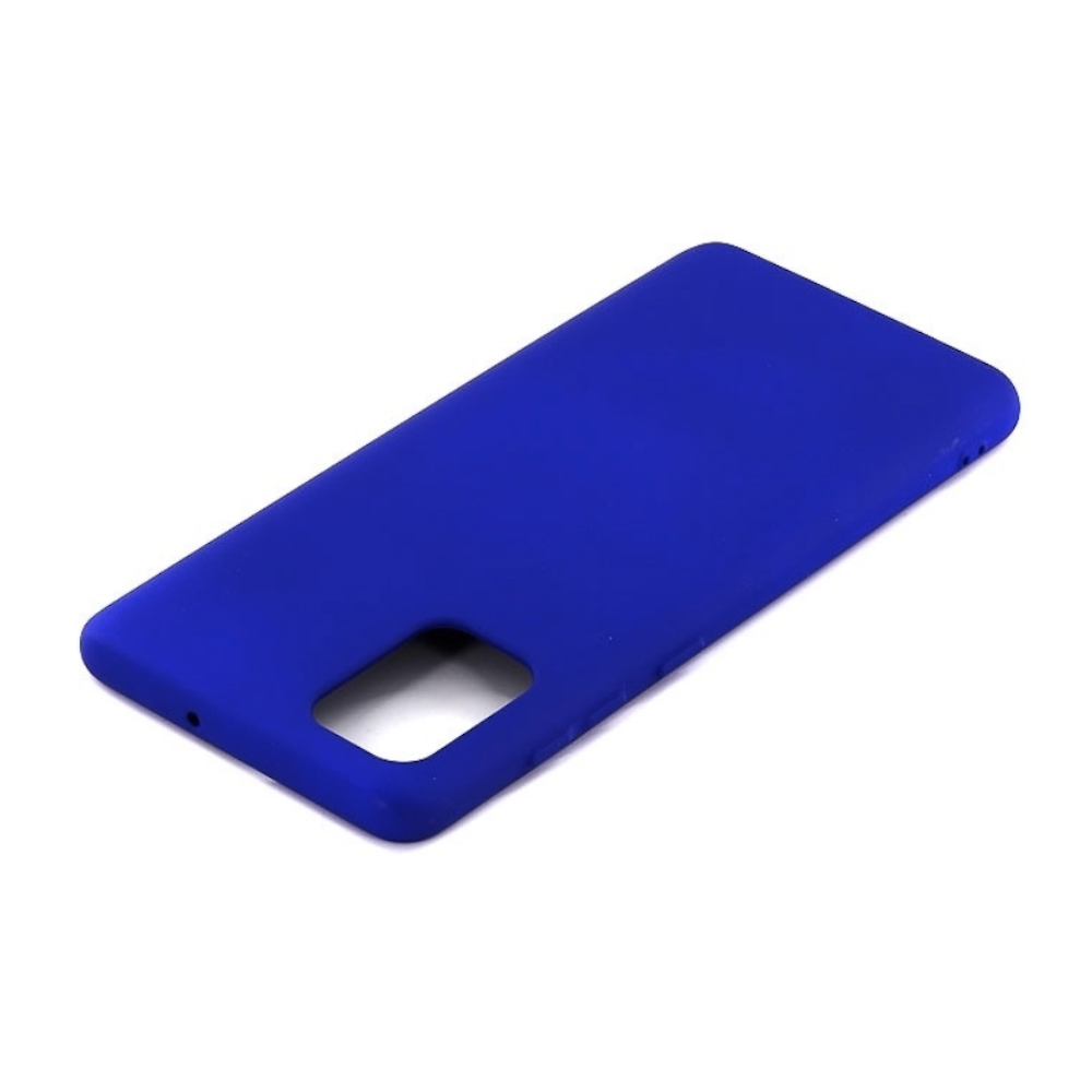 Чехол силиконовый Case для Samsung A71 синий №47