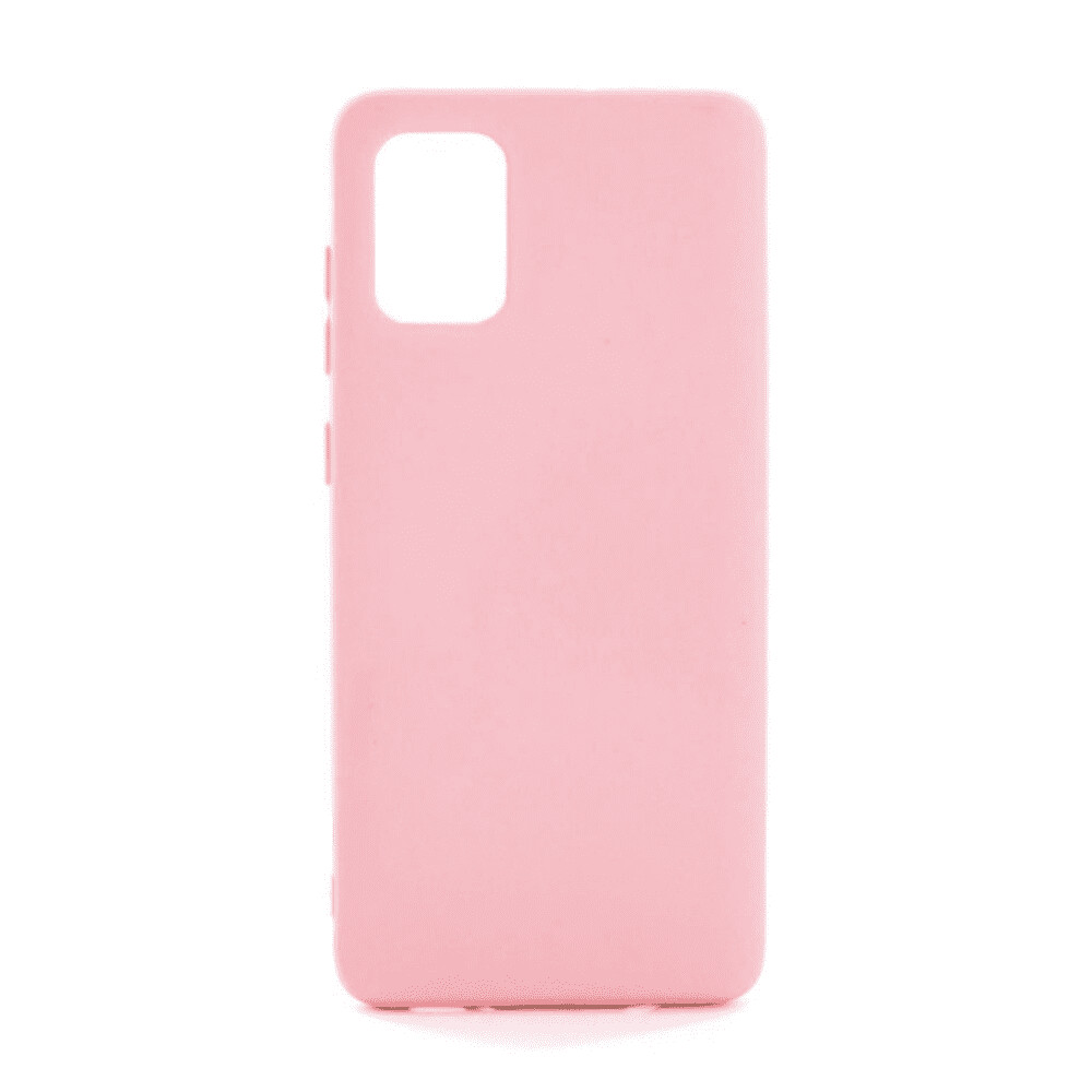 Чехол силиконовый Case для Samsung A51 розовый №19