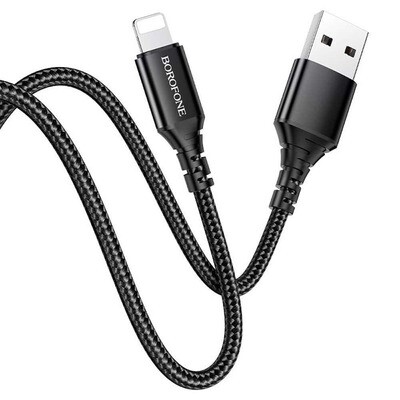 Кабель USB для iPhone Borofone BX54 2,4A Black
