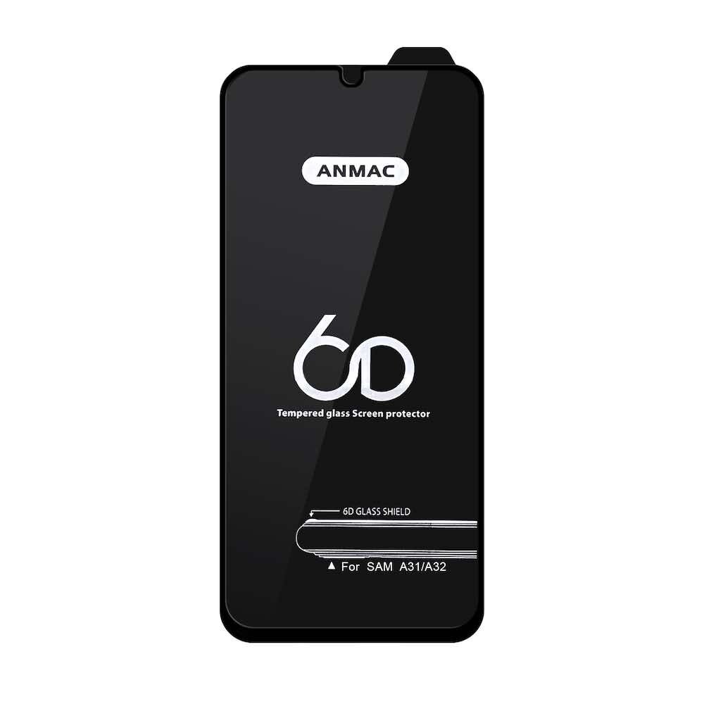 Защитное стекло для Samsung A31 6D Black