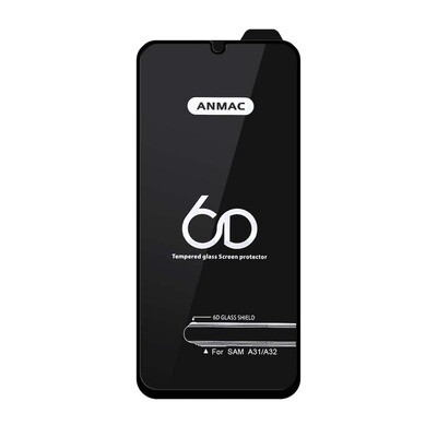 Защитное стекло для Samsung A31 / A32 6D Black