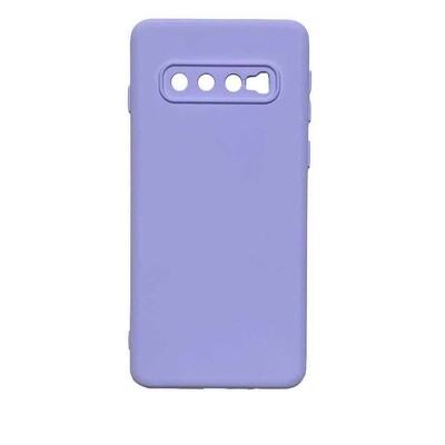 Чехол силиконовый Case для Samsung S10 сиреневый №42