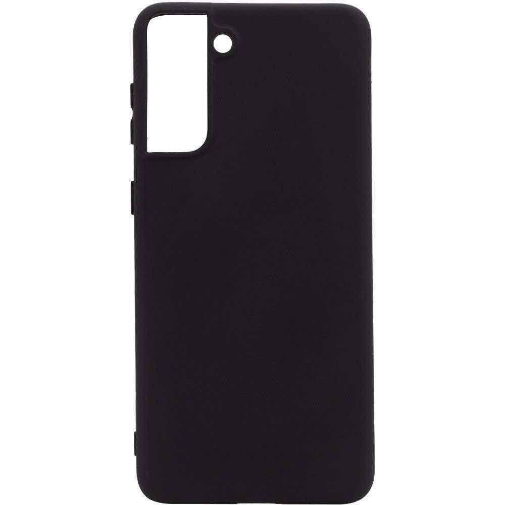 Чехол силиконовый Case для Samsung S21+ черный №1