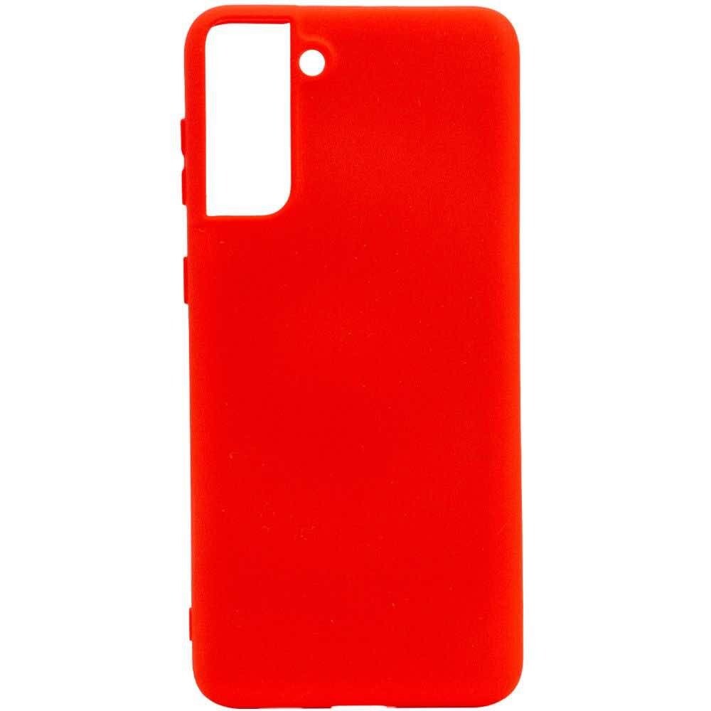 Чехол силиконовый Case для Samsung S21+ красный №4