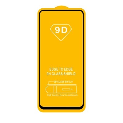 Защитное стекло для Samsung 20FE / M31S 9D Black (полная проклейка)