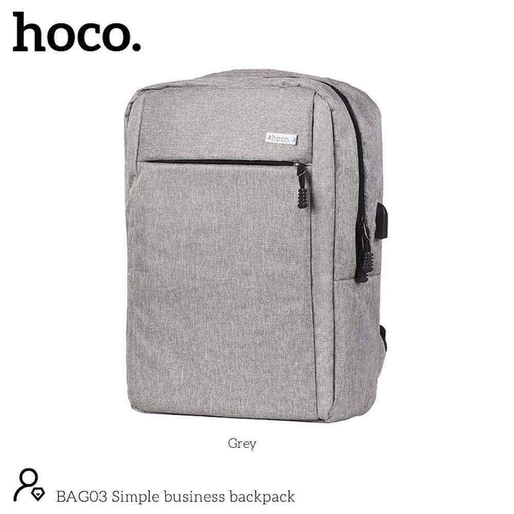 Рюкзак городской Hoco BAG03 15,6 серый