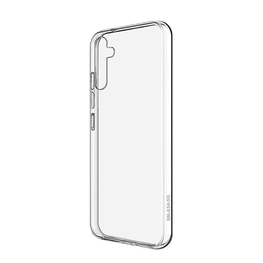 Чехол силикон 1,2мм для Samsung A34 прозрачный