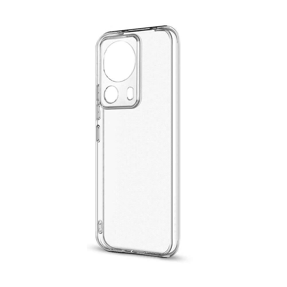 Чехол силикон для Xiaomi Mi 13 Lite прозрачный 2 мм