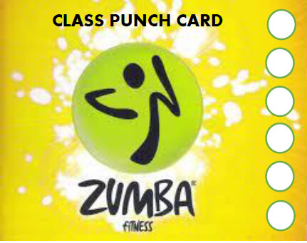 ZUMBA Punch Cards PROMO