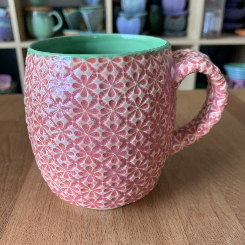 12oz Cup in green &amp; voom