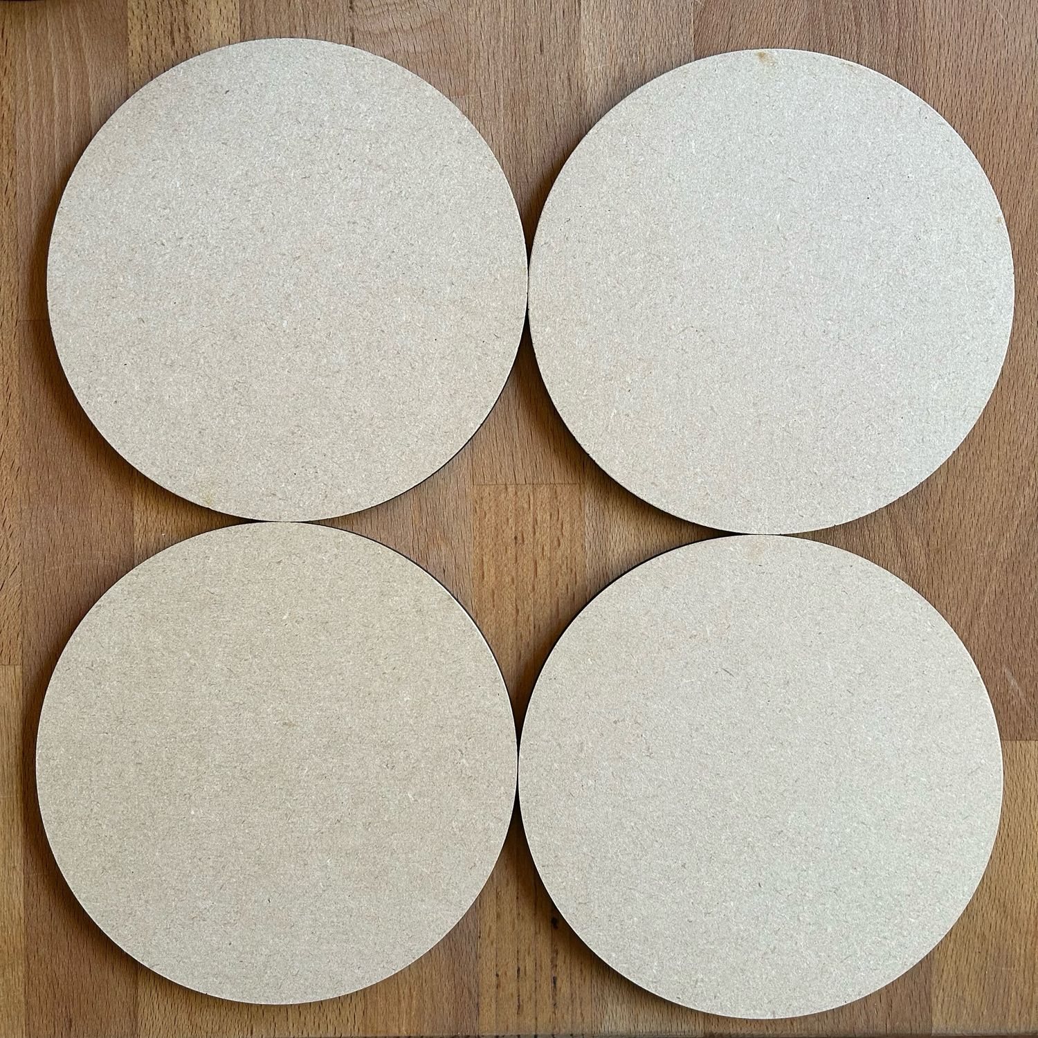 Four 7&quot; round Handbuilding Batts