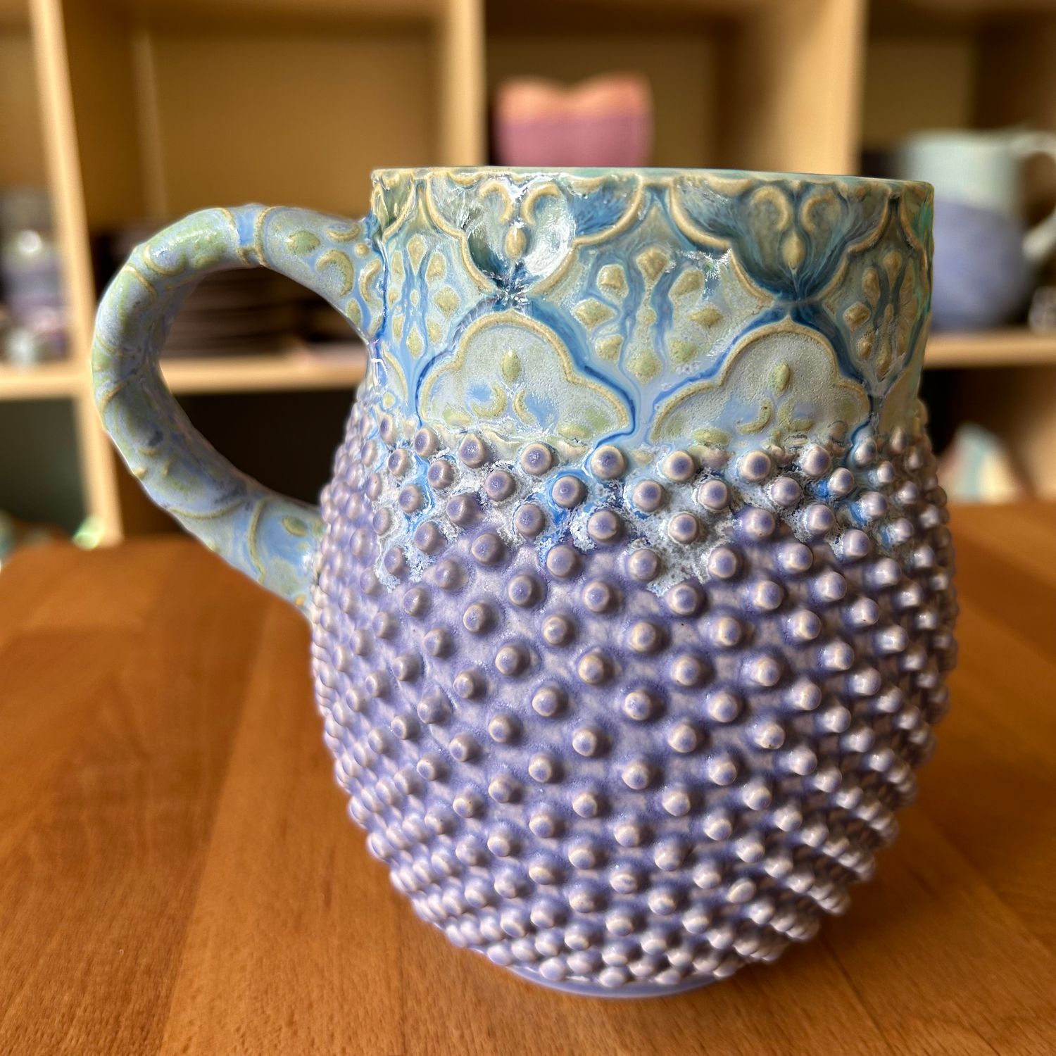Bubble Cup - 16oz in turquoise, watered mermaid &amp; purple