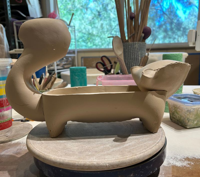 Squirrel Watering Can &amp; Planter Online Workshop July 19 &amp; 26, 2025