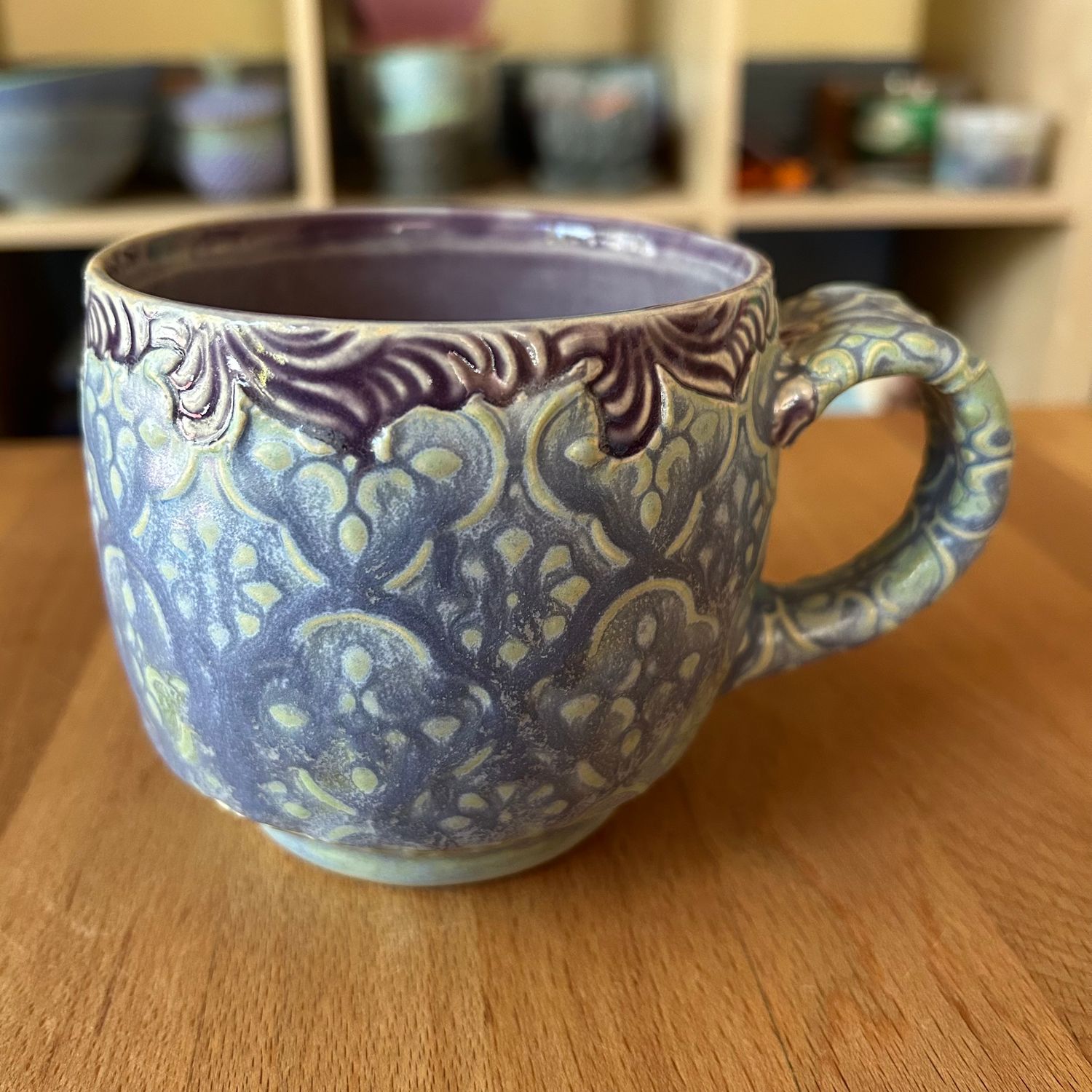 Shortie 12oz in purple &amp; mermaid