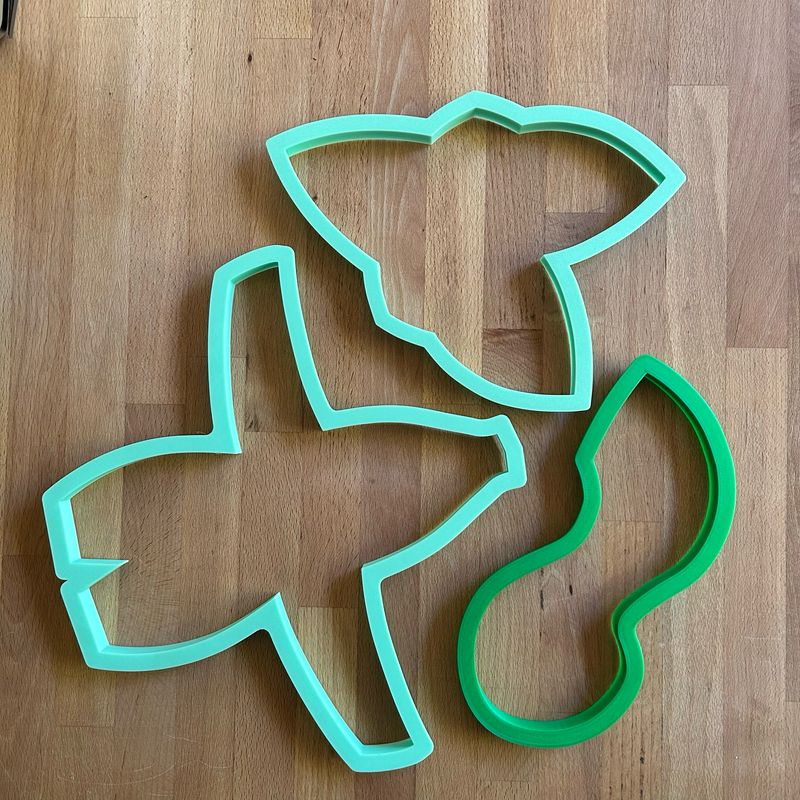Squirrel Watering Can Template Cutters