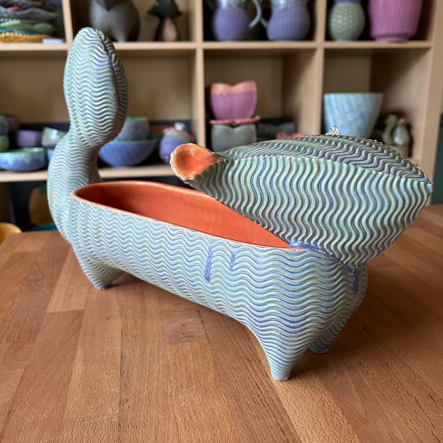 18&quot; Squirrel in peach &amp; mermaid