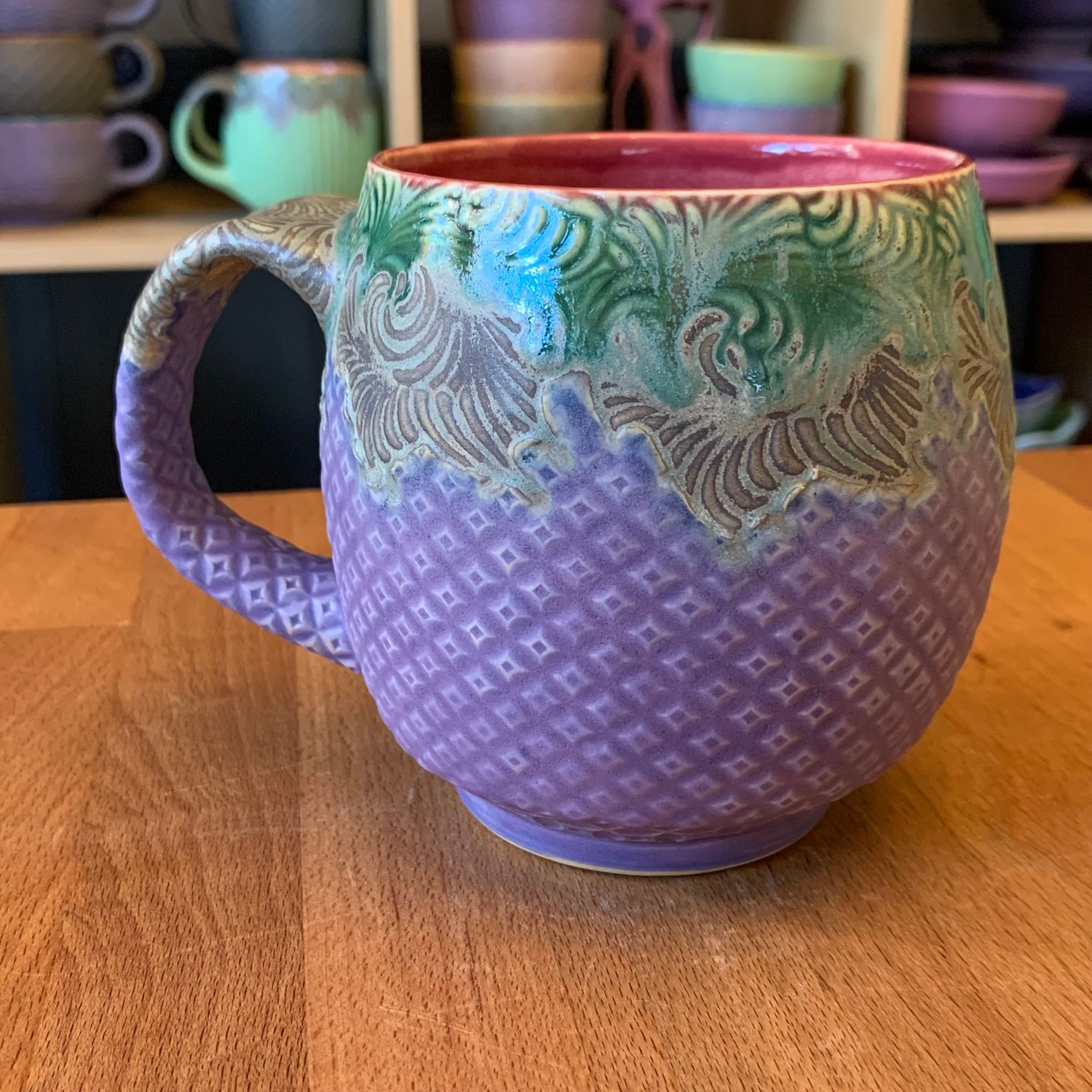 Bubble Cup - 16oz in crimson, watered twilight &amp; purple PREORDER FOR TERI S