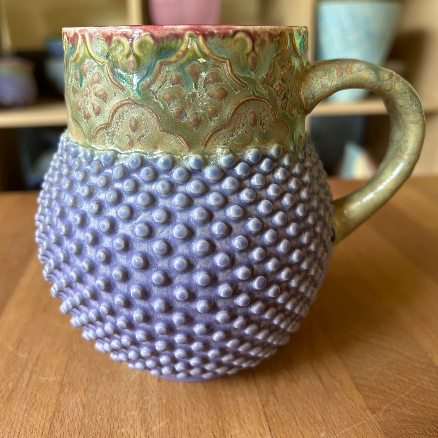 Bubble Cup - 16oz in crimson, watered twilight &amp; purple