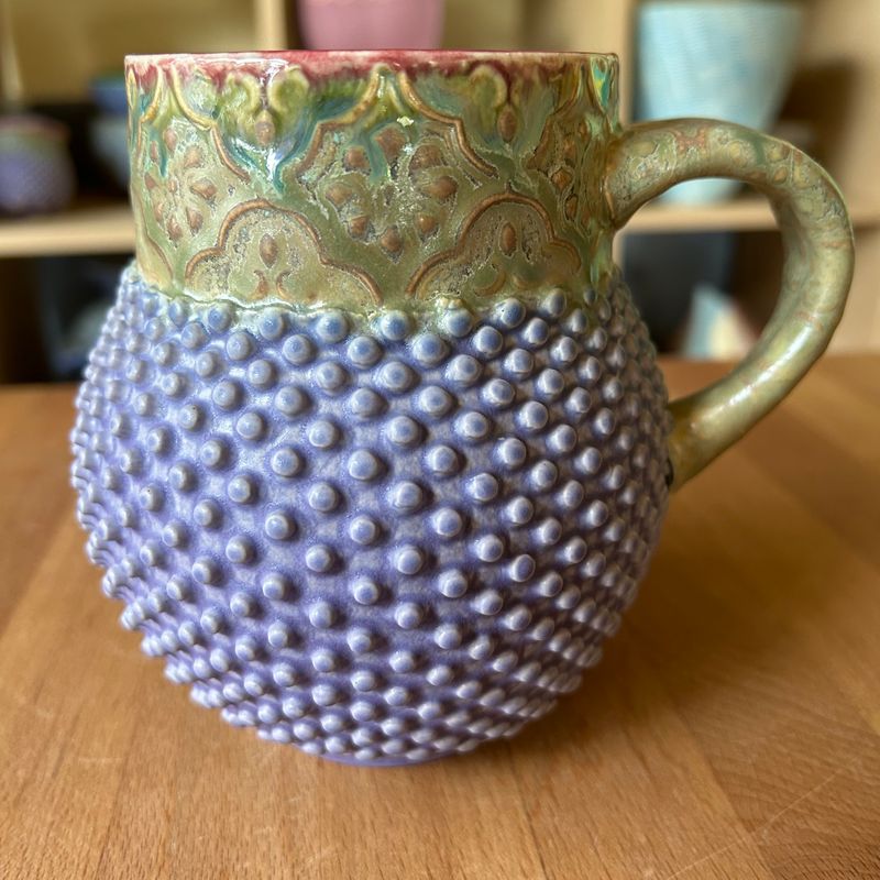 Bubble Cup - 16oz in crimson, watered twilight &amp; purple