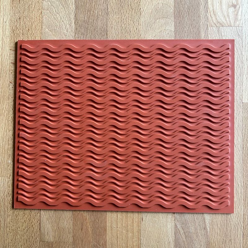 Texture Mat Waves 7" x 9"  Shipping now!