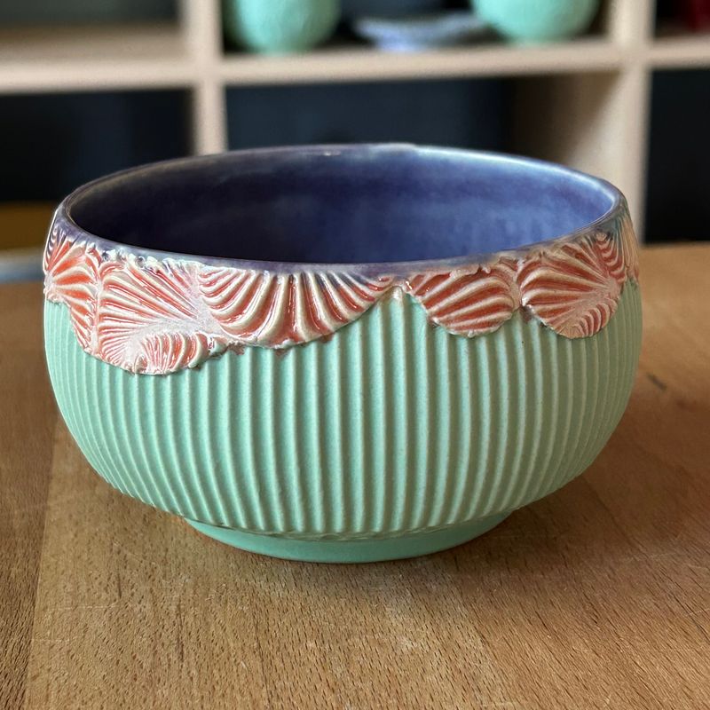 Dip/Sauce/Ice Cream Bowl in purple. voom &amp; green