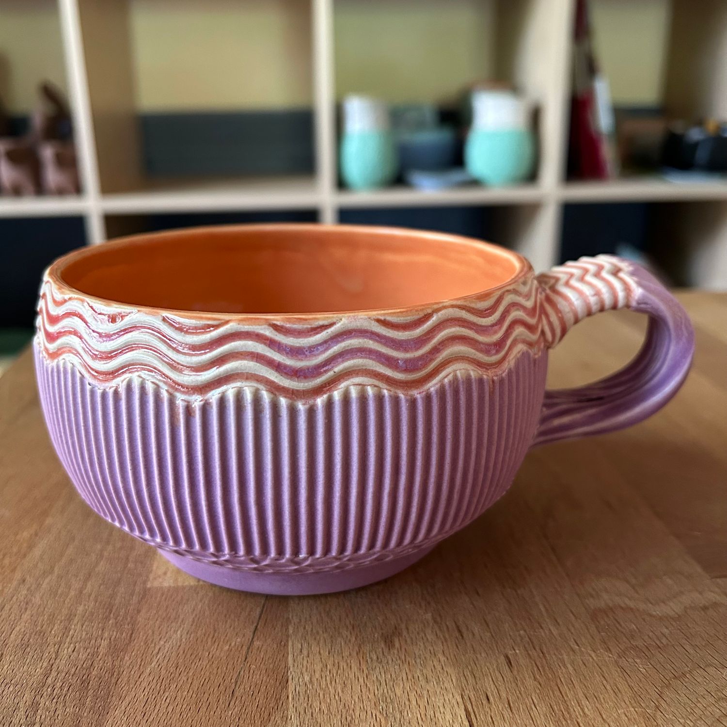 Stew Cup in peach, voom &amp; chrysanthemum