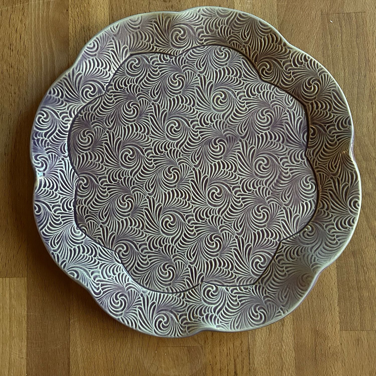 10" Dinner Plate in purple