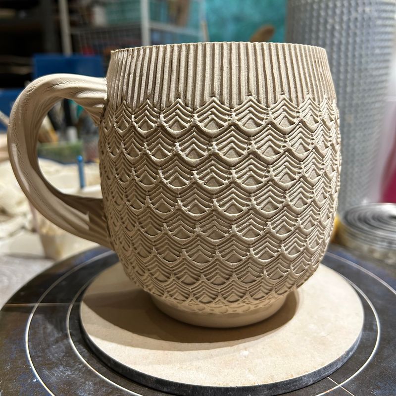 Texture Roller, Art Deco Petals with Corduroy Rim - Shipping Now!