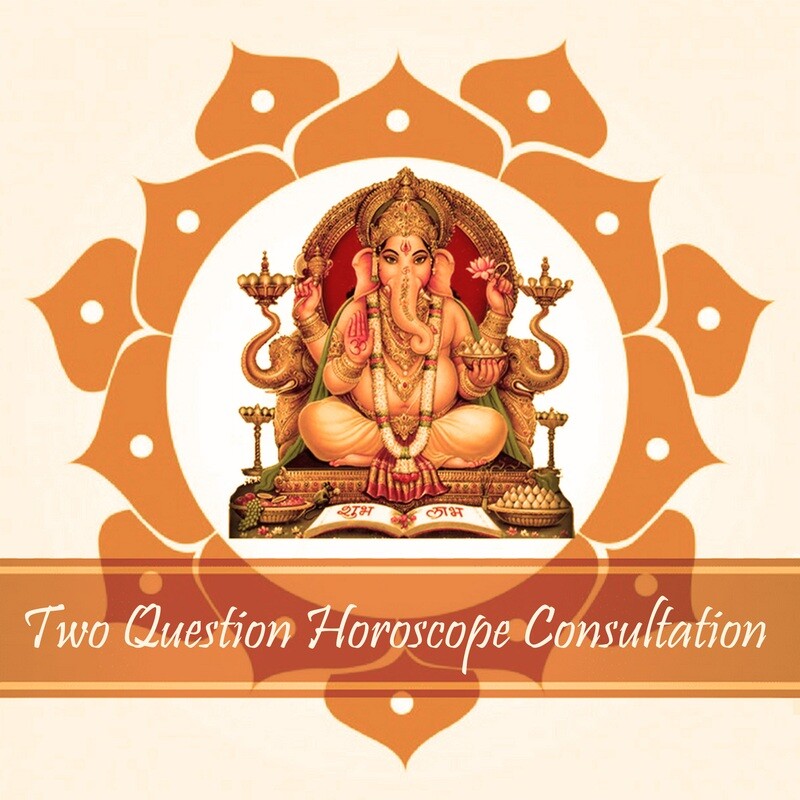Two Question Horoscope Consultation  |  45 Minute Voice Session