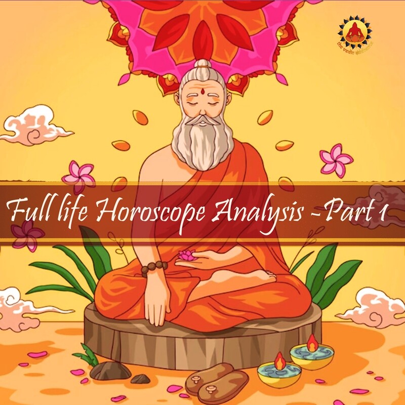 Full Life Horoscope Consultation - Part 1 | BTR, Complete House Analysis  | 60 Minute Voice Sessions | 3 Parts Consultation