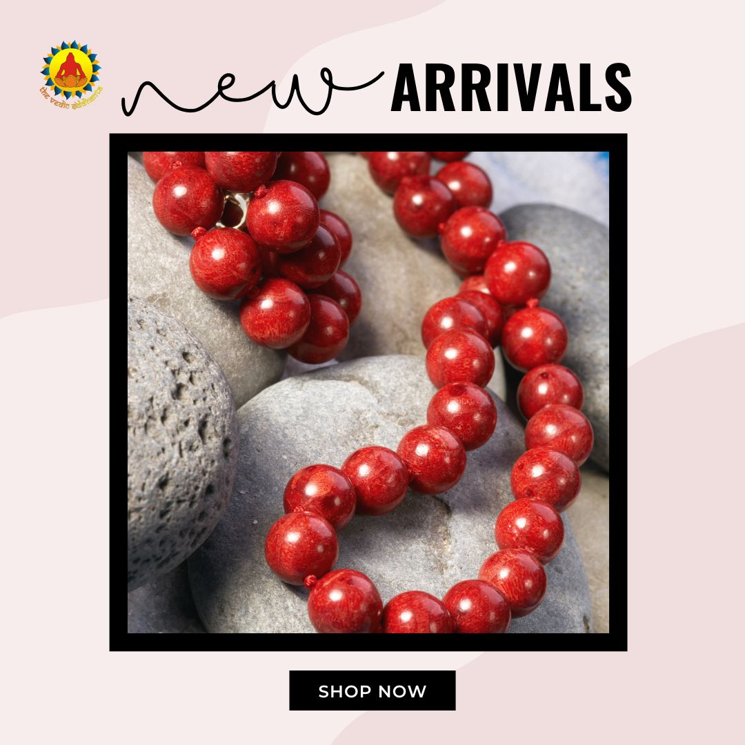Red Coral Premium Bead or  Jaap Mala | 108 Beads | (For Spiritual Chanting , Healing  & Strength)
