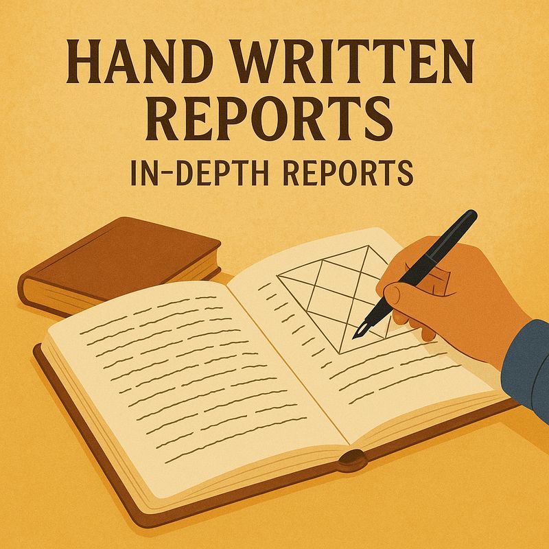 Hand Written Reports - In-depth Reports
