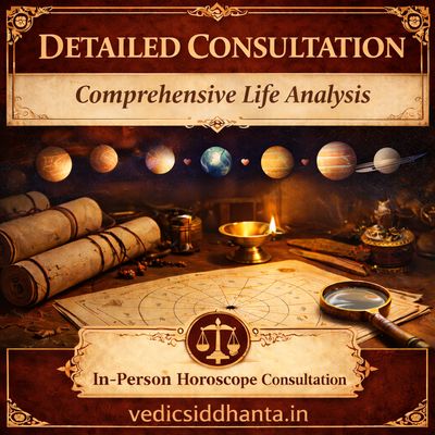 In-Person Detailed Horoscope Consultation—Offline Consultation