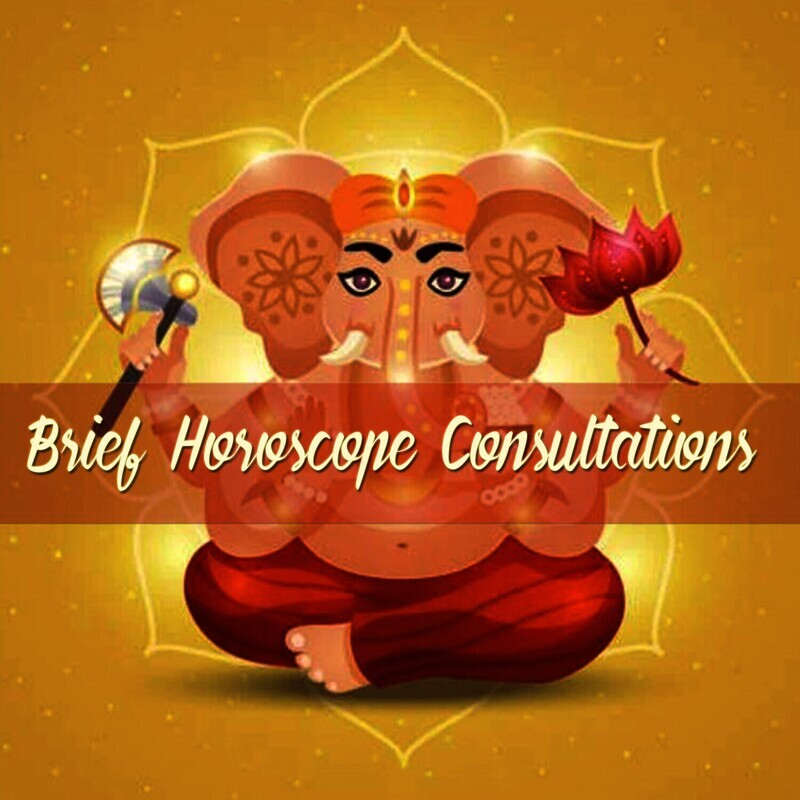 Brief Horoscope Consultations - Specific Life Area