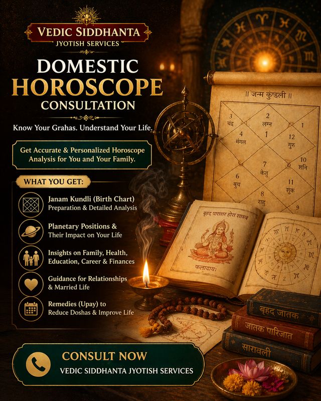 Domestic Horoscope Consultations
