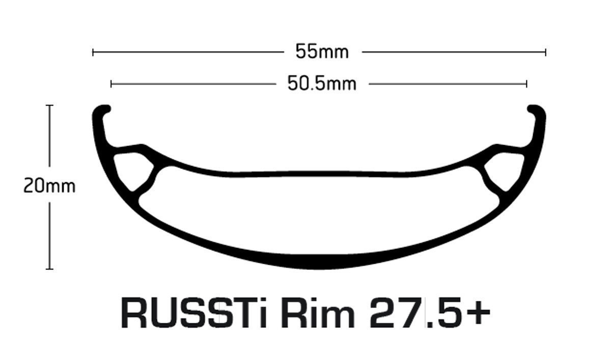 RUSSTi Rim 27.5+ (Aluminium)