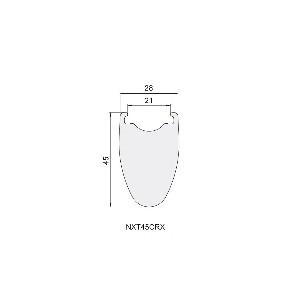 NXT45CRX Premium 700 x 28 x 45mm
