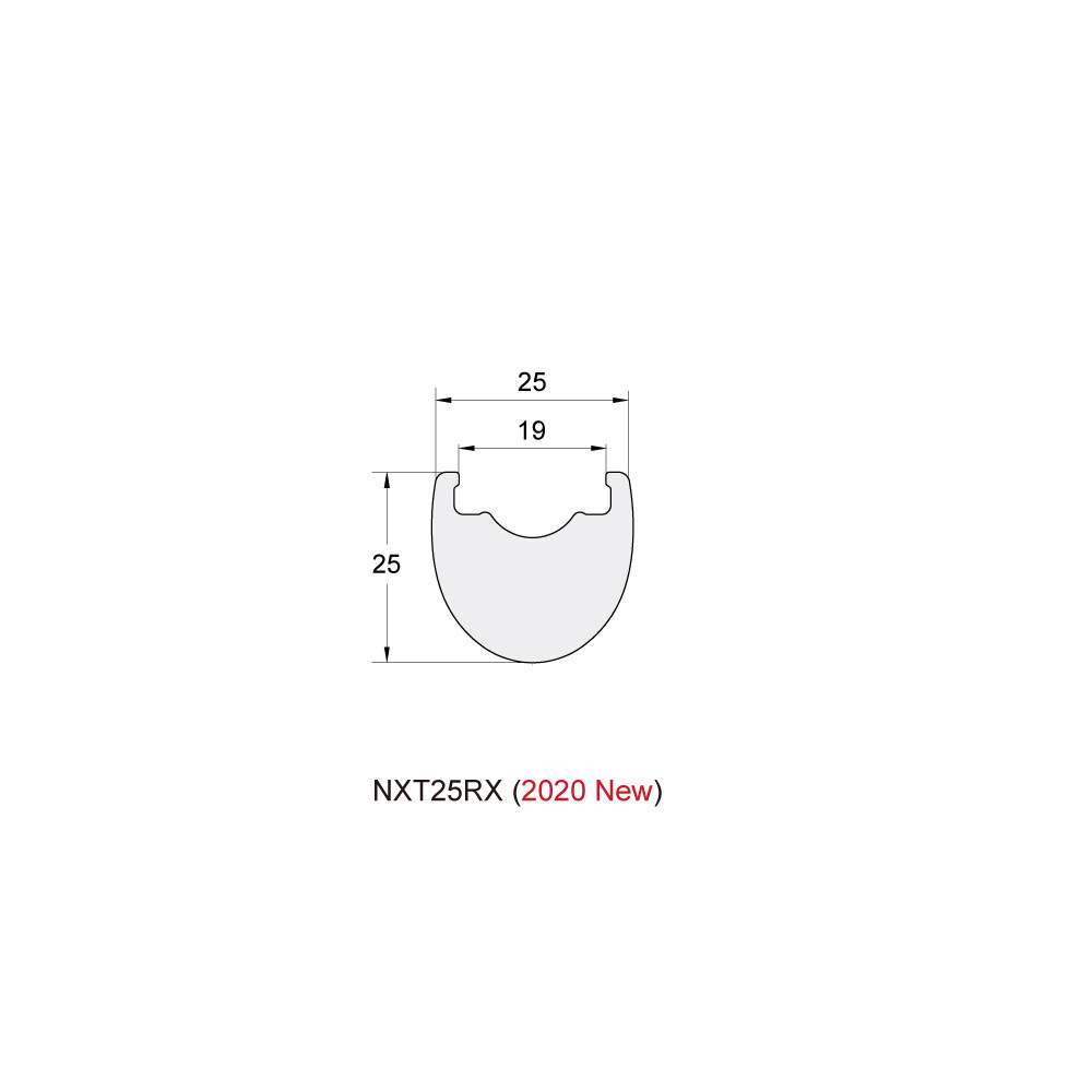 NXT25RX Premium 700 x 25 x 25mm