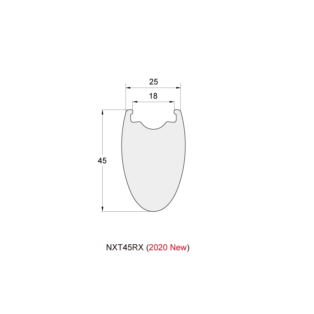 NXT45RX Premium 700 x 25 x 45mm