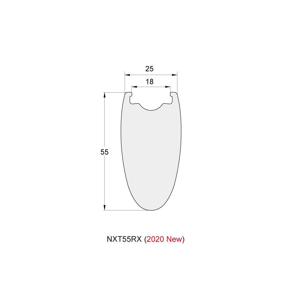 NXT55RX Premium 700 x 25 x 55mm