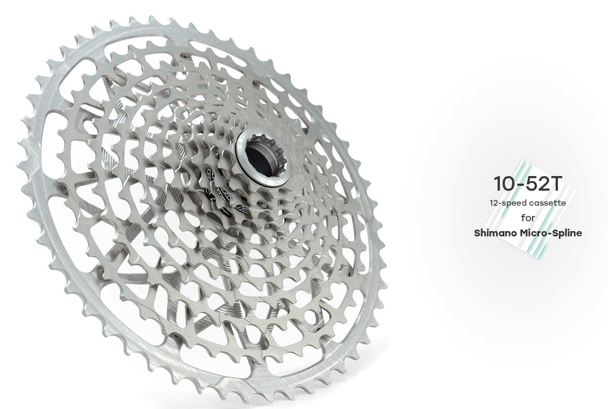 Garbaruk 12-speed cassette (Shimano Micro Spline freehub) - Garbaruk