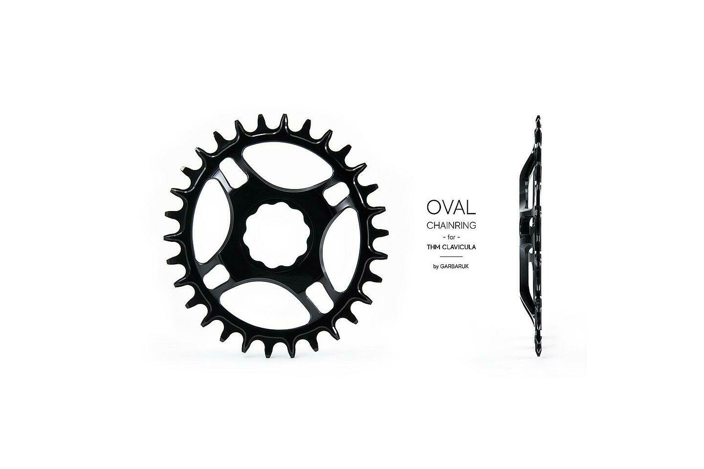 THM Clavicula M3 Oval chainring