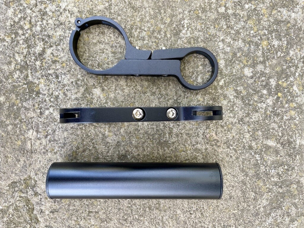 Handlebar accessory extension - Light GPS etc