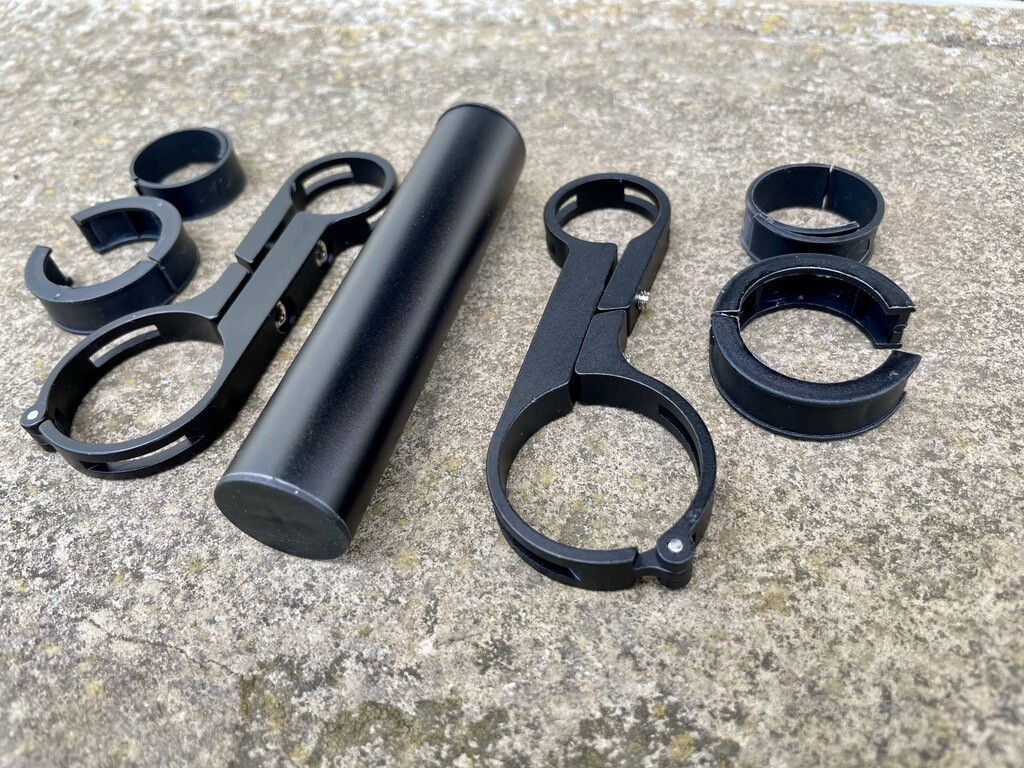 Handlebar accessory extension - Light GPS etc