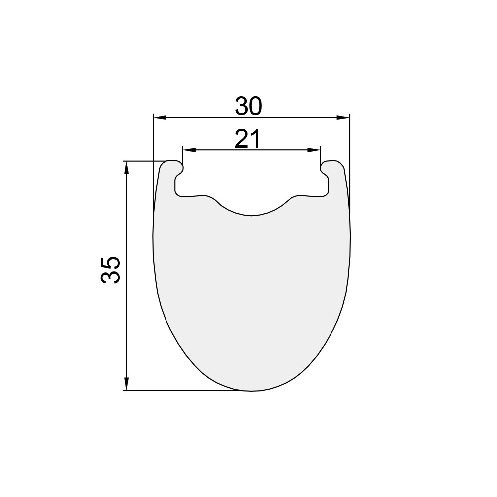 NXT35CRX Premium 700 x 30 x 35mm - Nextie