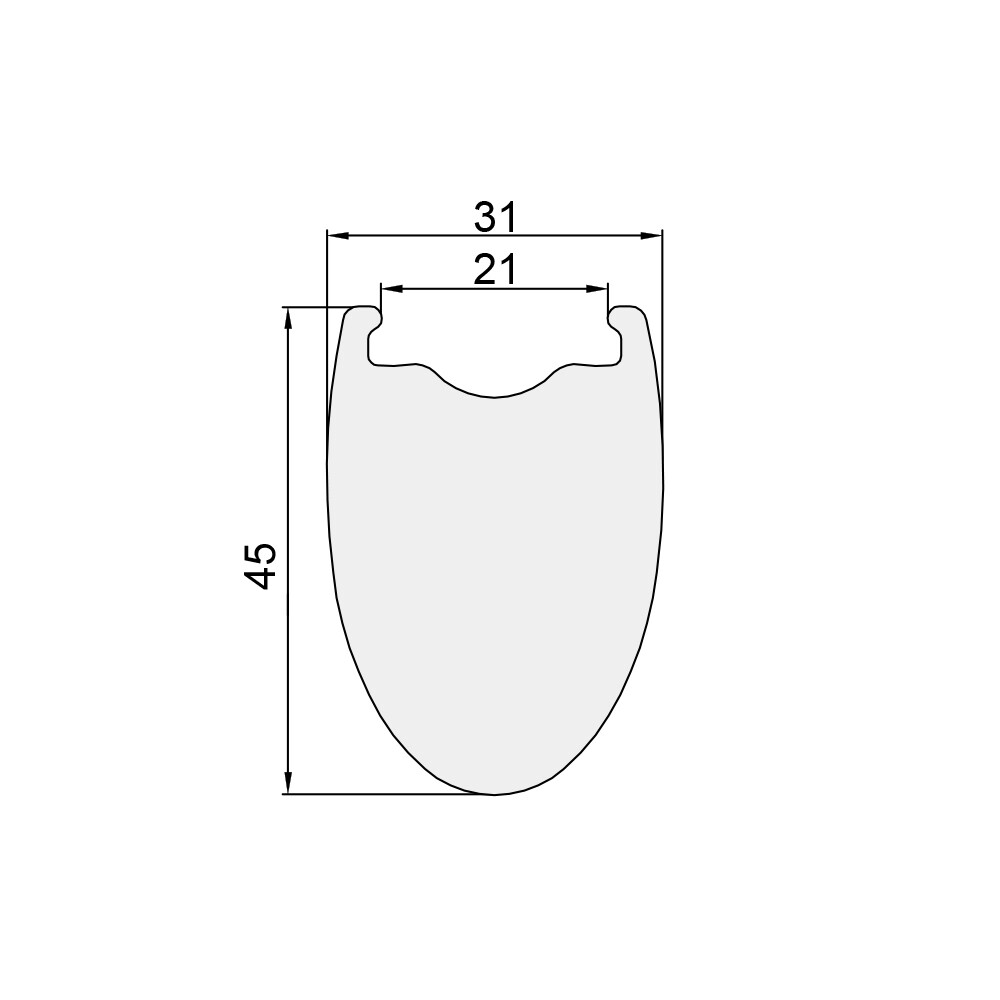 NXT45CRX Premium 700 x 31 x 45mm - Nextie