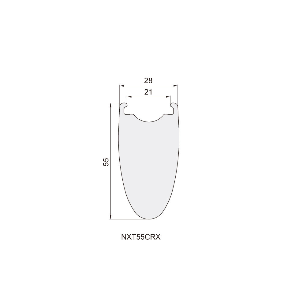NXT55CRX Premium 700 x 28 x 55mm - Nextie